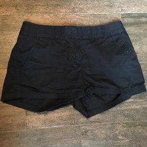 Black JCrew Chino shorts